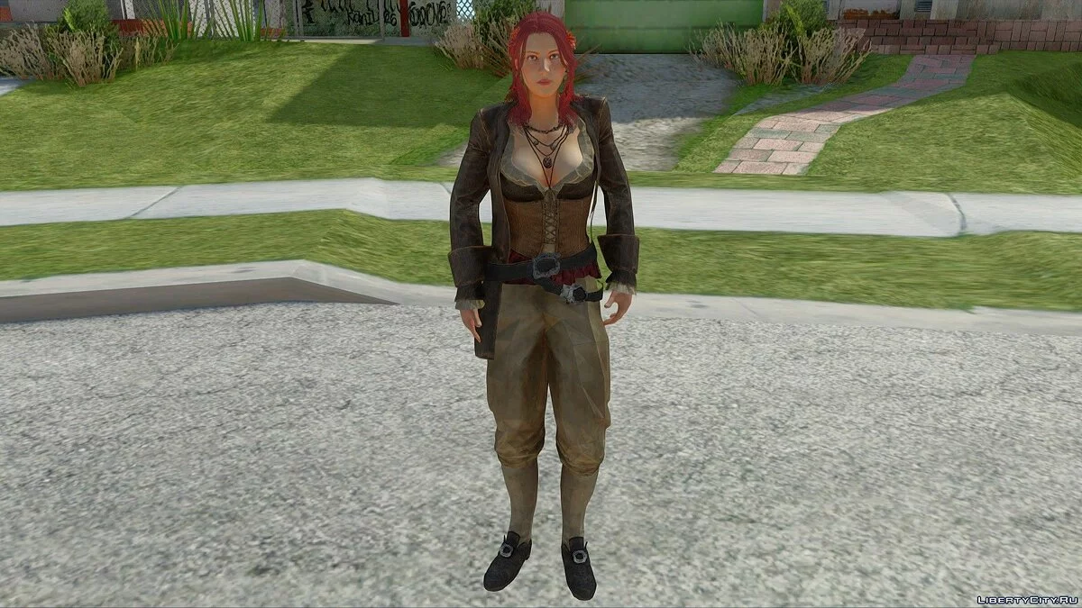 Энн Бонни из Assassin's Creed Back Flag / GTA San Andreas
