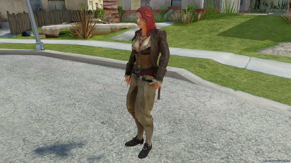 Энн Бонни из Assassin's Creed Back Flag / GTA San Andreas