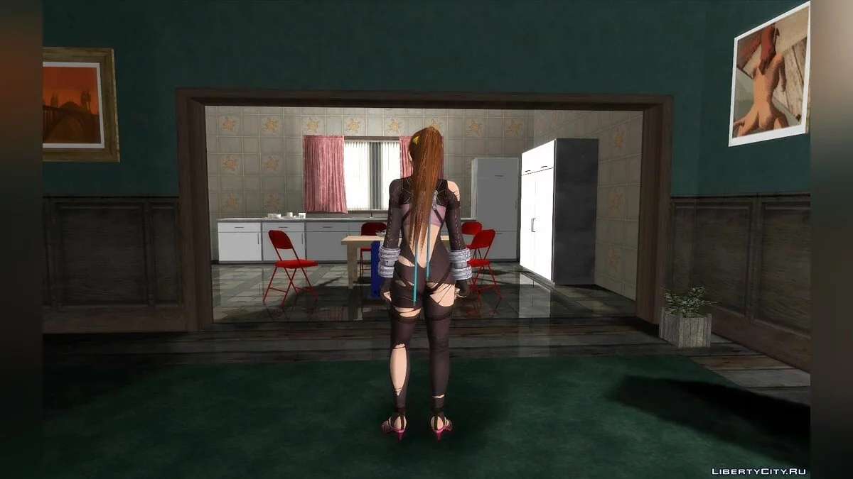 Касуми из игры Dead or Alive 5 Last Round / GTA San Andreas
