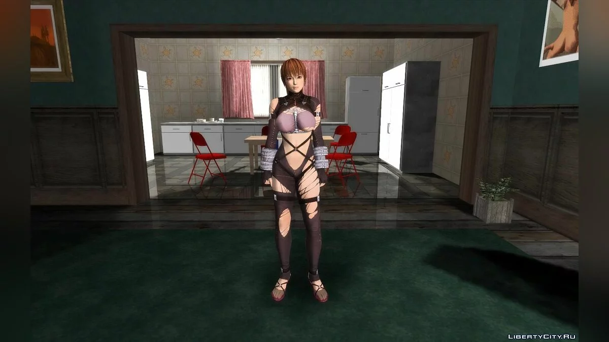 Касуми из игры Dead or Alive 5 Last Round / GTA San Andreas
