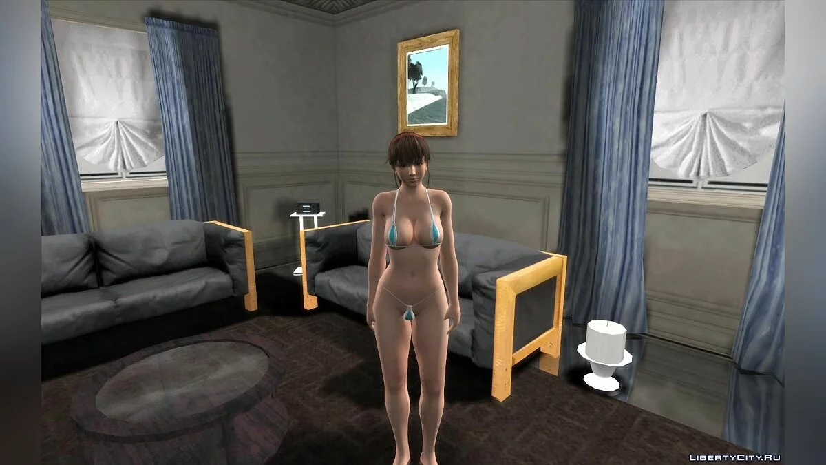 Хитоми в бикини из игры Dead Or Alive Xtreme Venus Vacation / GTA San Andreas