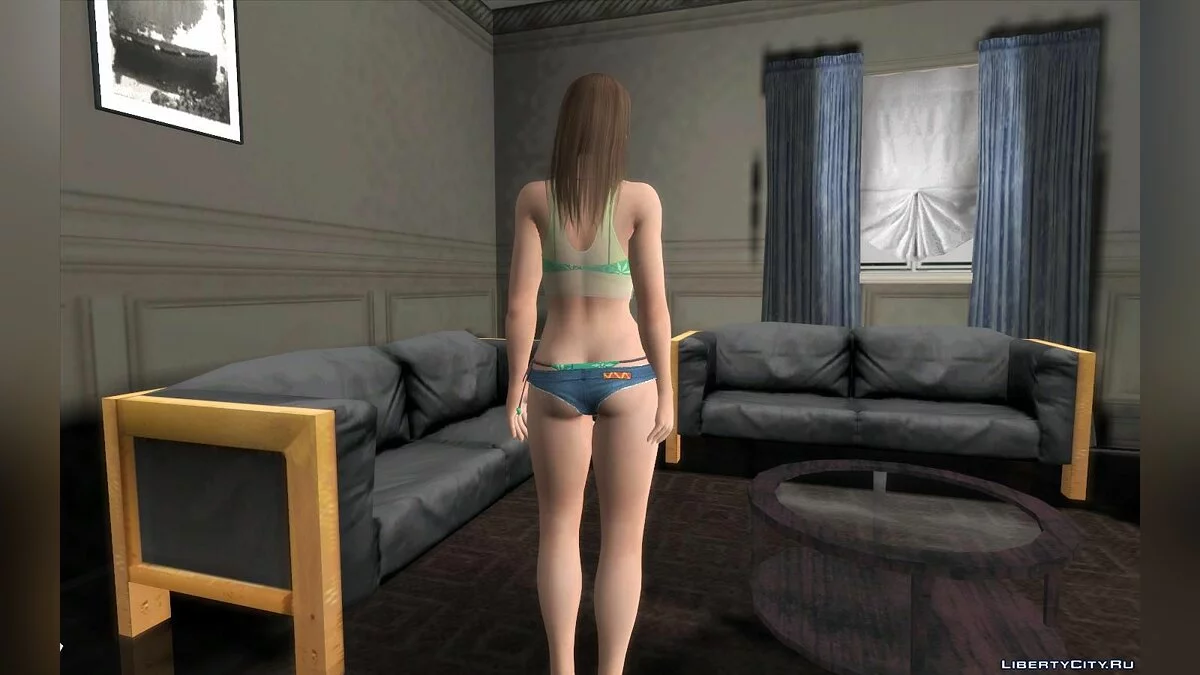 Хитоми в купальнике из игры Dead Or Alive Xtreme Venus Vacation / GTA San Andreas