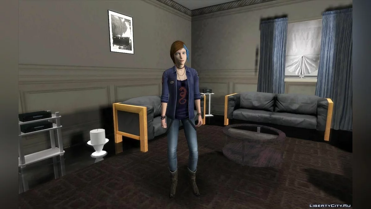 Хлоя Прайс из игры Life Is Strange: Before the Storm / GTA San Andreas