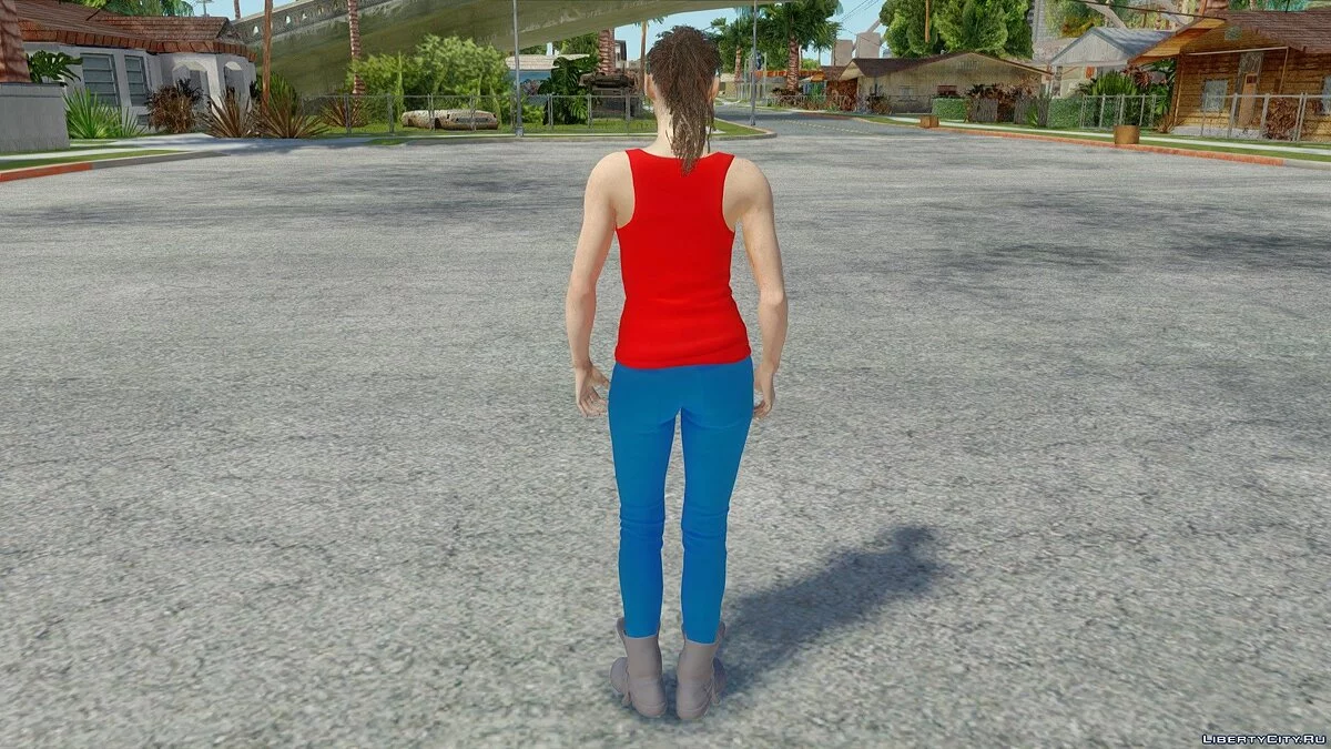 Клэр из игры: RE2:Remake / GTA San Andreas