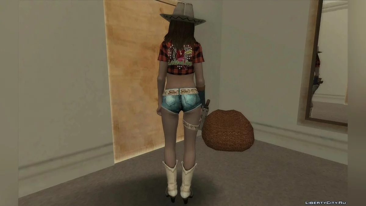 Клэр Рэдфилд Родео из игры Resident Evil Revelations 2 / GTA San Andreas