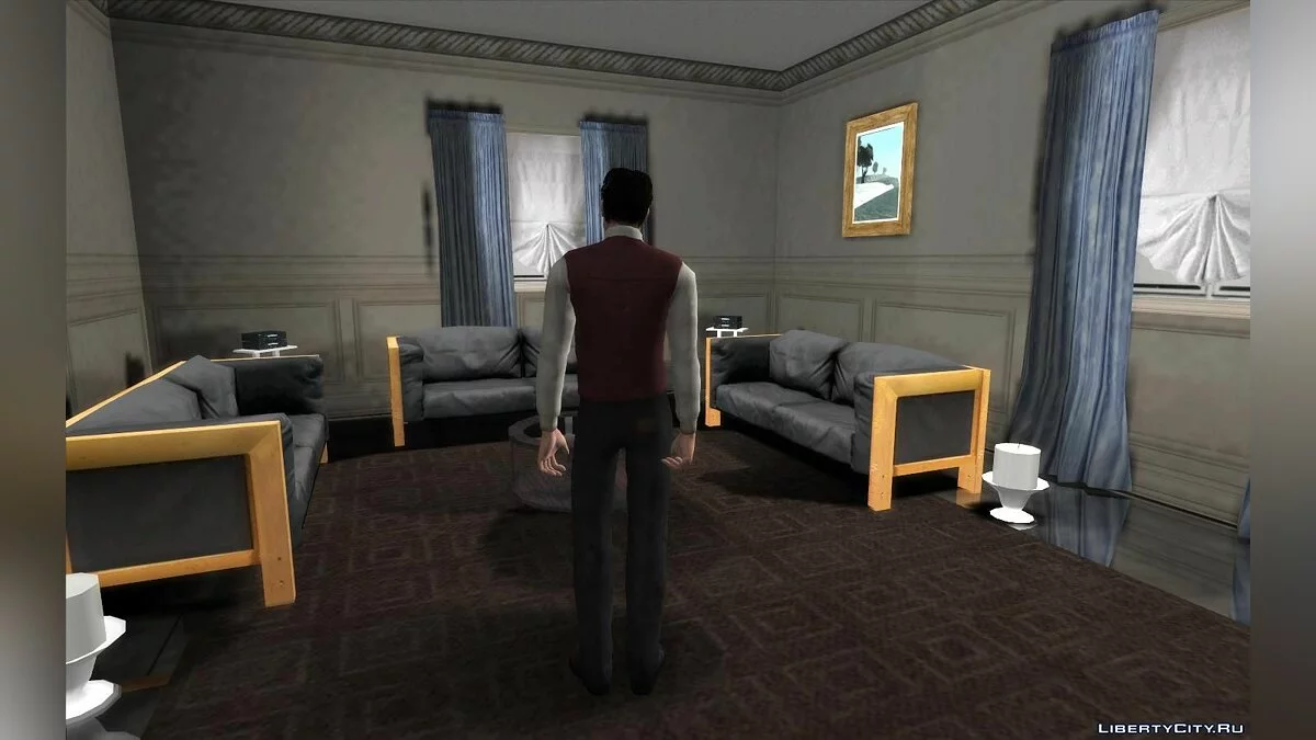 Никола Тесла из игры Dark Void  / GTA San Andreas