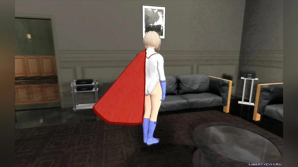 Power Girl из игры Injustice 2 / GTA San Andreas