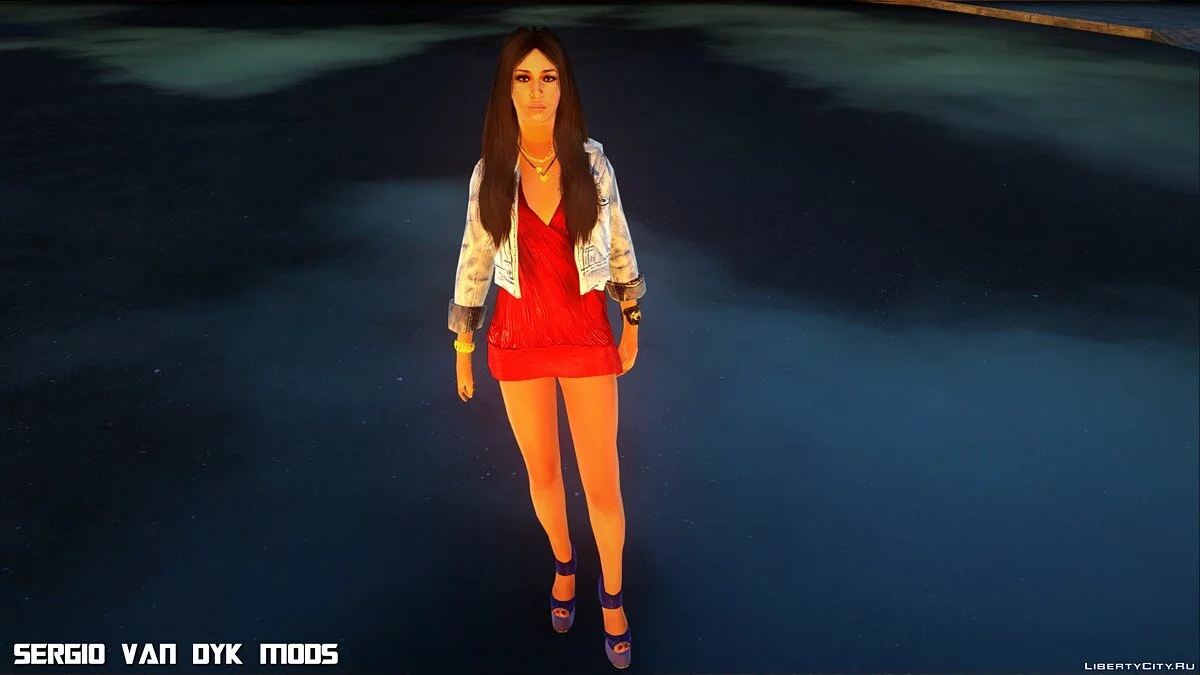 Проститутка в платье из GTA 5 №3 / GTA San Andreas