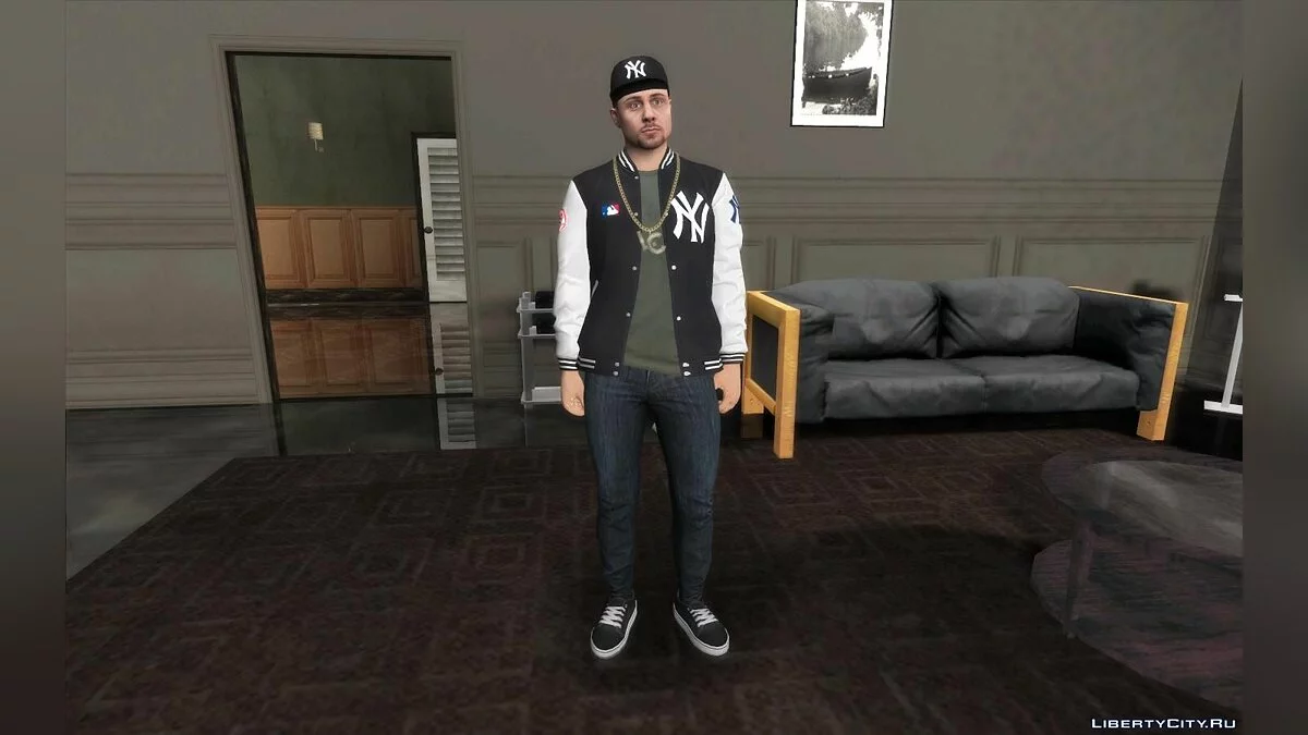 Рандомный скин мужчины из GTA Online #4 - Hotline Yankees NY Lowrider / GTA San Andreas