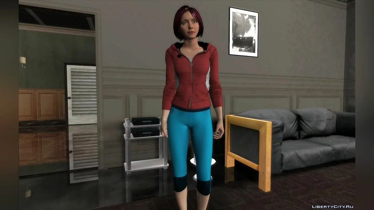 Саманта Гиддингс из игры Until Dawn / GTA San Andreas