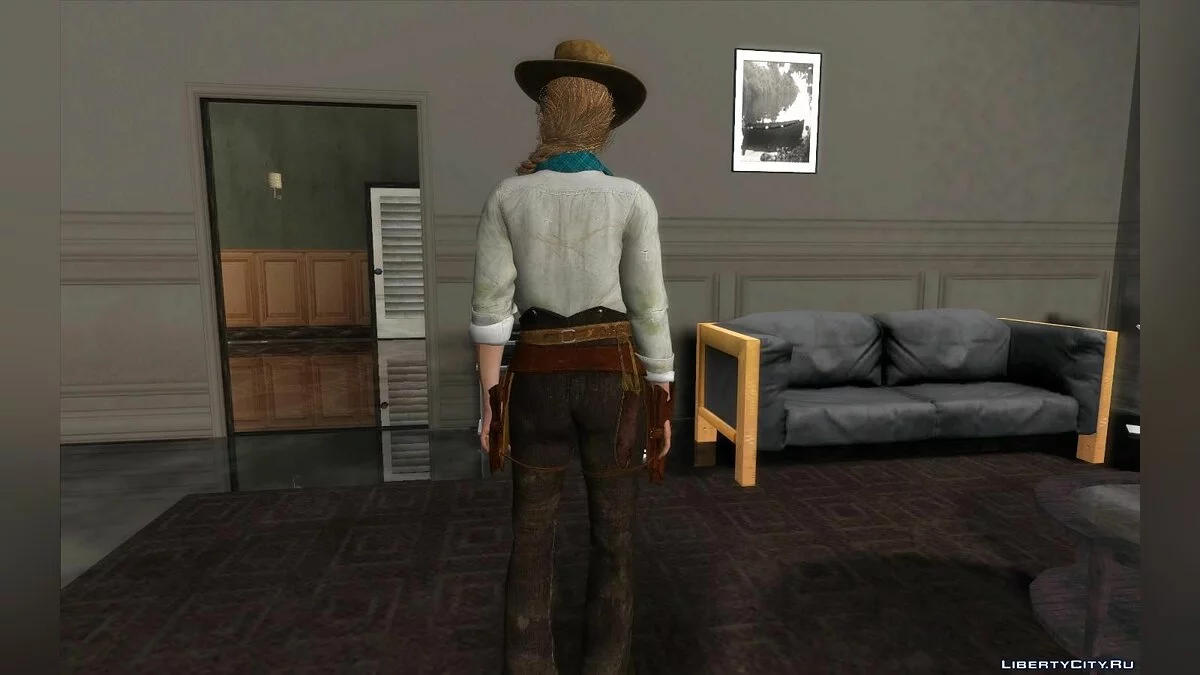 Сэди Адлер из игры Red Dead Redemption 2 / GTA San Andreas