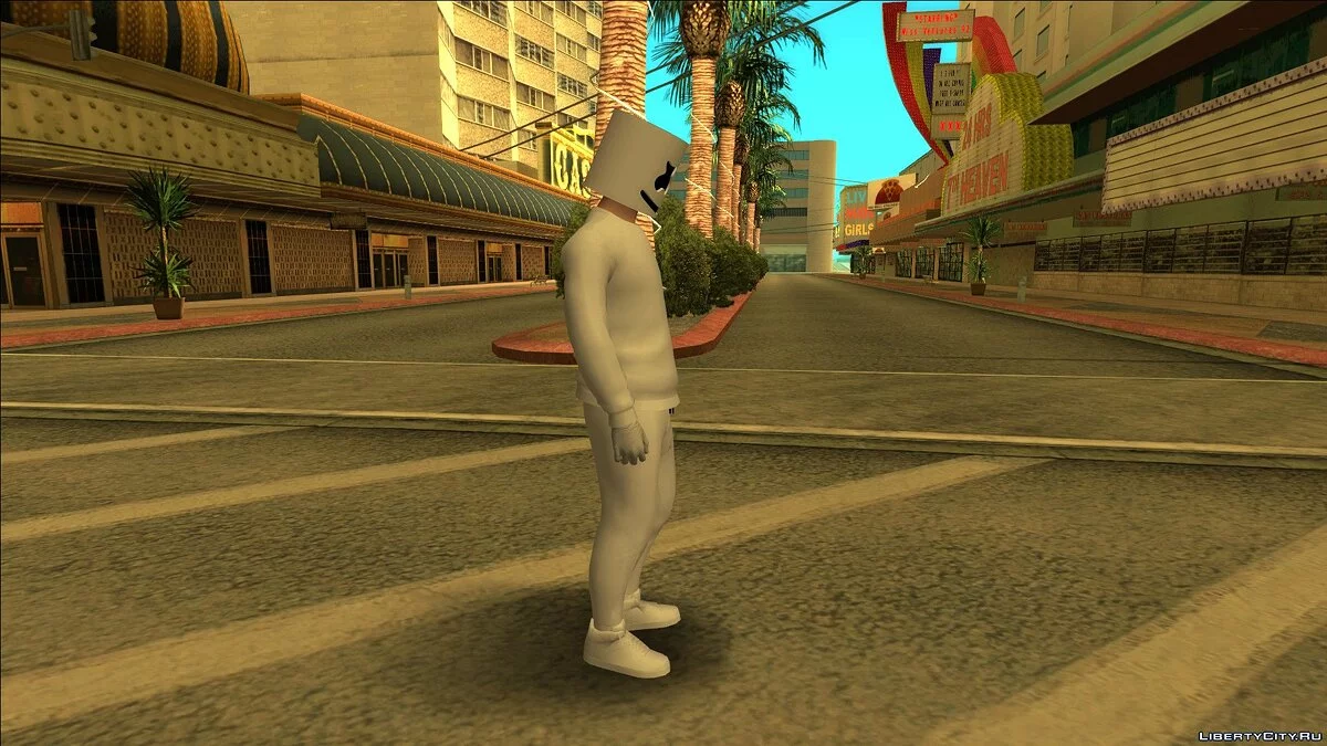 Скин Marshmello из GTA Online / GTA San Andreas