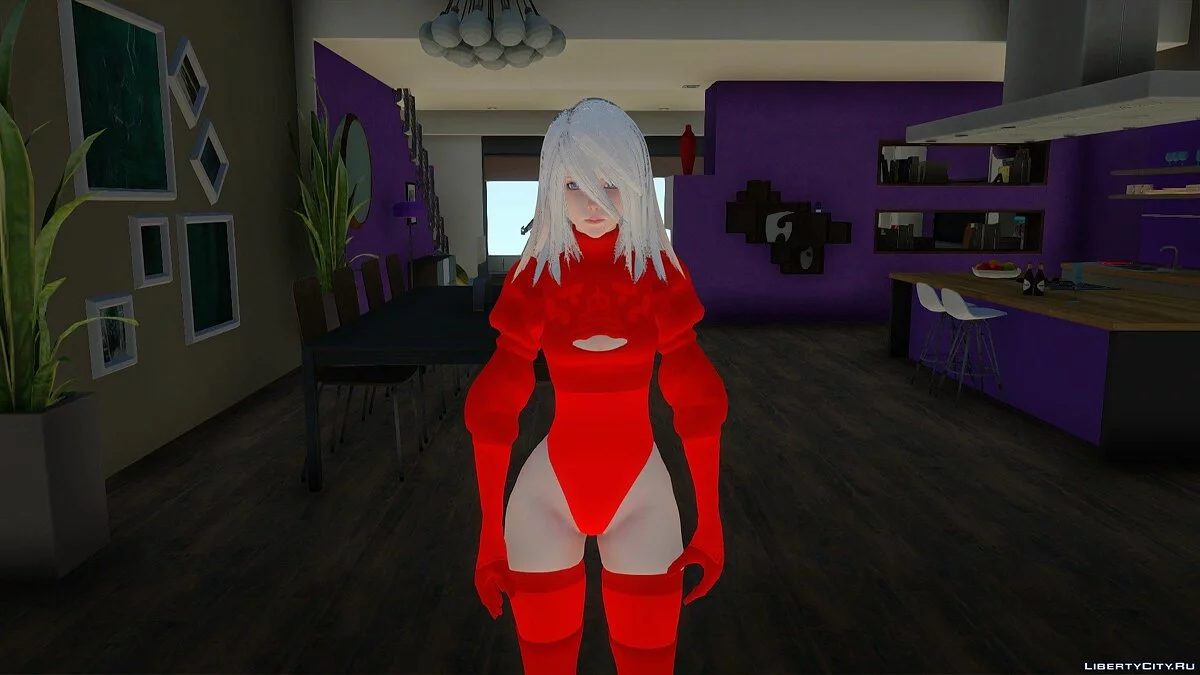 A2 из NieR: Automata / GTA San Andreas