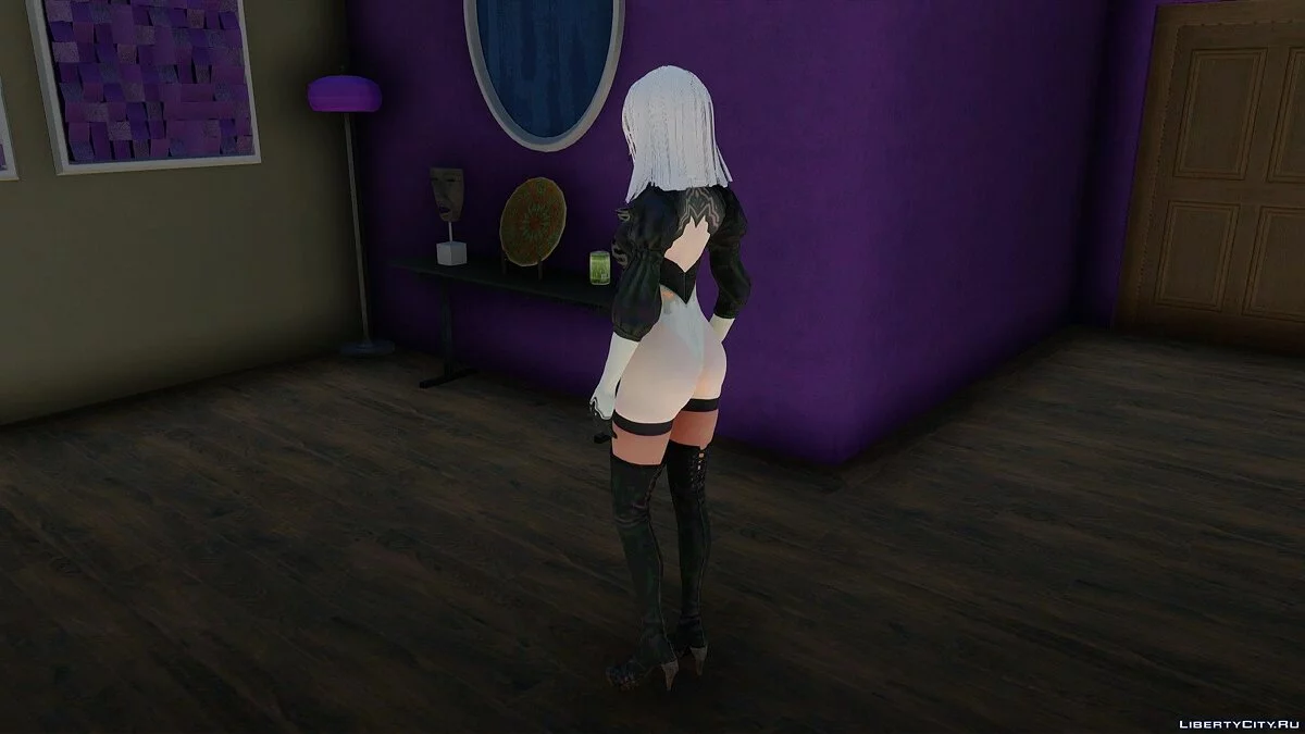 A2 из NieR: Automata / GTA San Andreas