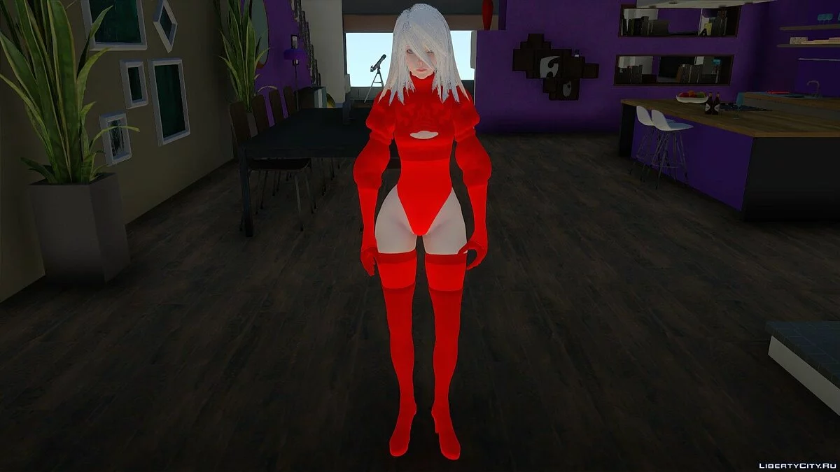 A2 из NieR: Automata / GTA San Andreas