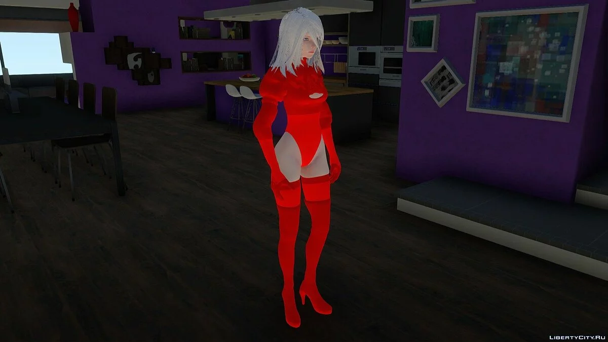 A2 из NieR: Automata / GTA San Andreas