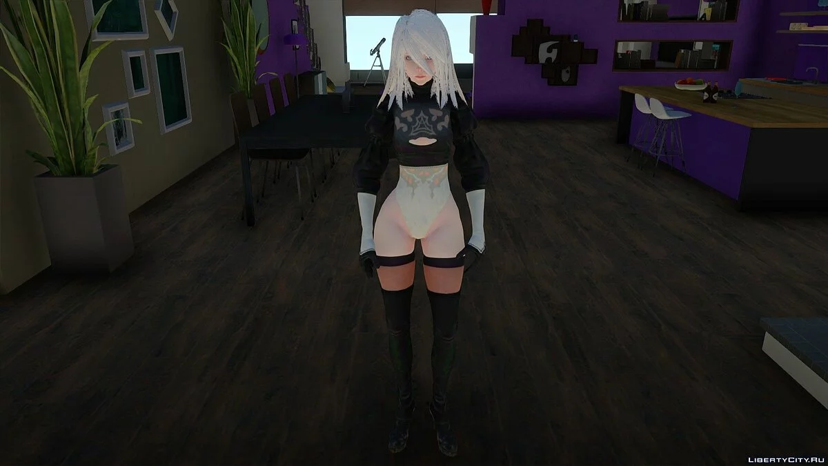 A2 из NieR: Automata / GTA San Andreas