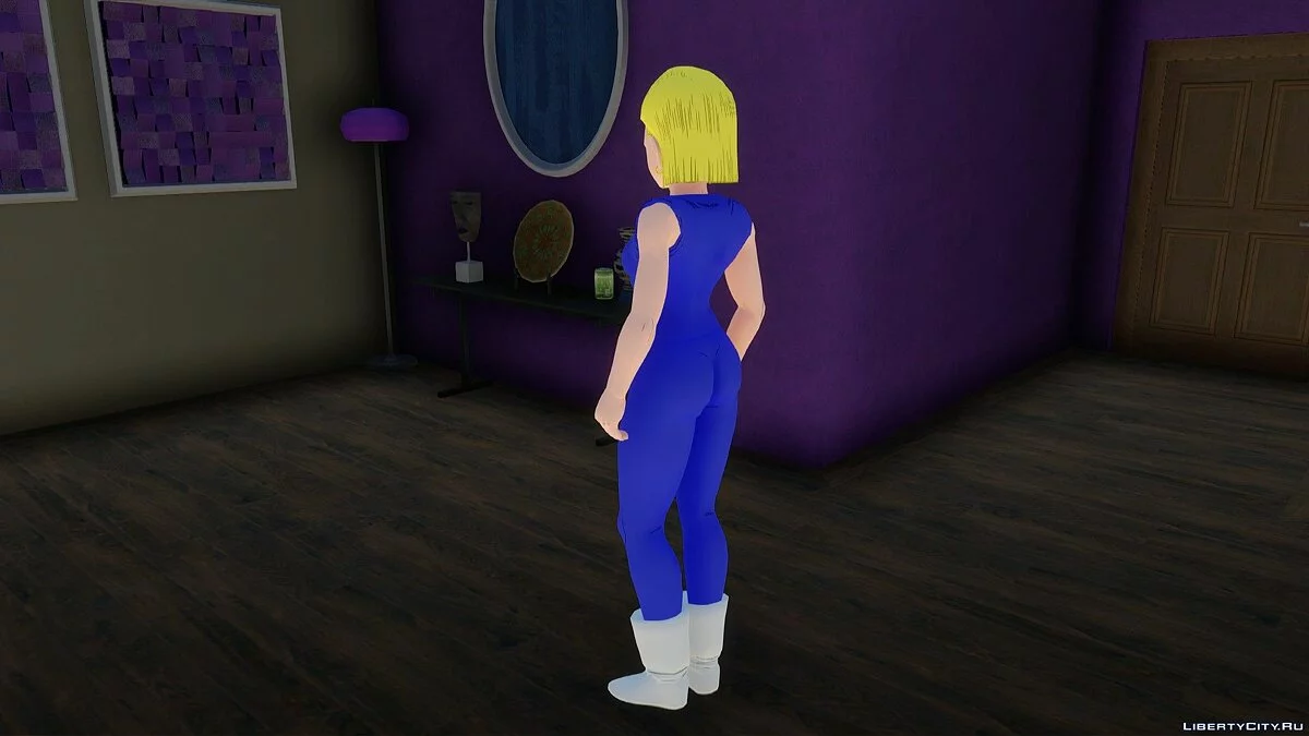 Android 18 (Trainment Suit) из Dragon Ball Xenoverse 2 / GTA San Andreas