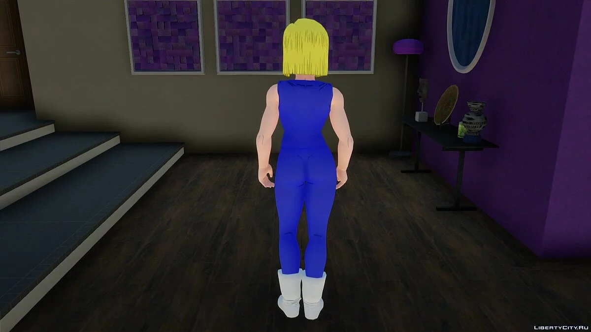 Android 18 (Trainment Suit) из Dragon Ball Xenoverse 2 / GTA San Andreas