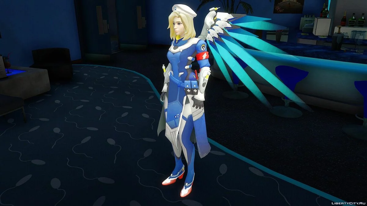 Ангел (Combat Medic Ziegler) из Overwatch / GTA San Andreas