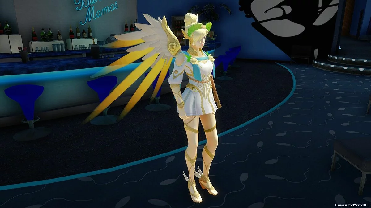 Ангел (Winged Victory) из Overwatch / GTA San Andreas