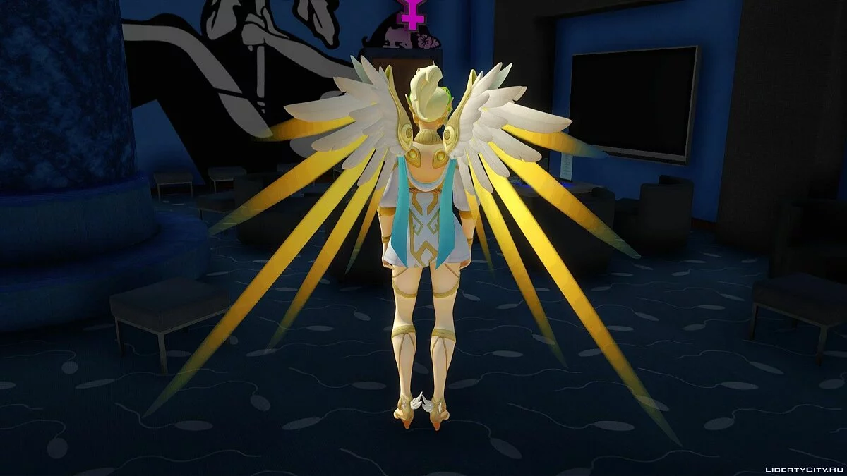 Ангел (Winged Victory) из Overwatch / GTA San Andreas