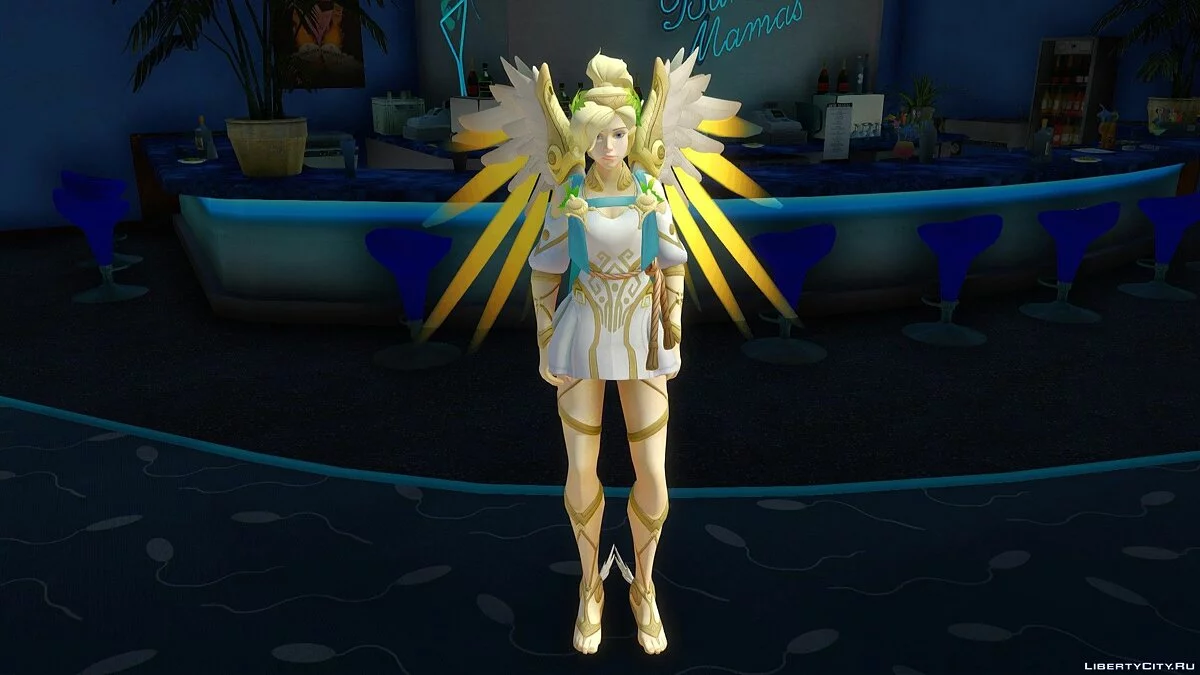 Ангел (Winged Victory) из Overwatch / GTA San Andreas