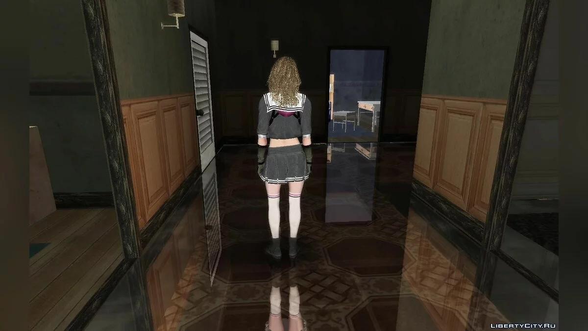 Becca Woolet в школьной форме / GTA San Andreas
