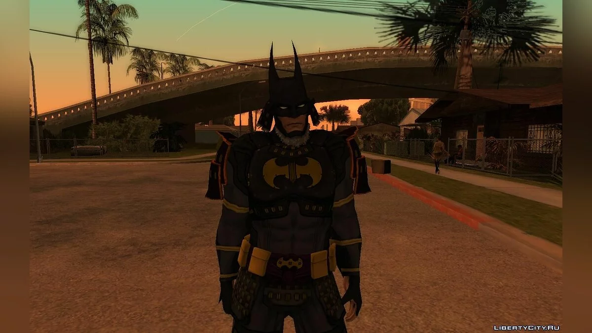 Бэтмен-ниндзя из игры Injustice 2 / GTA San Andreas