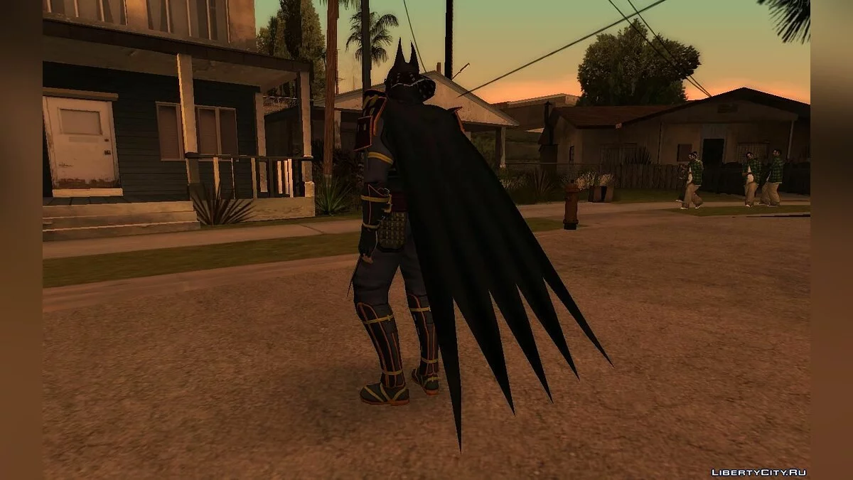 Бэтмен-ниндзя из игры Injustice 2 / GTA San Andreas