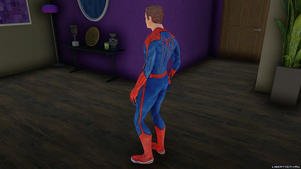 Человек-паук без маски из From Spiderman 2012 / GTA San Andreas