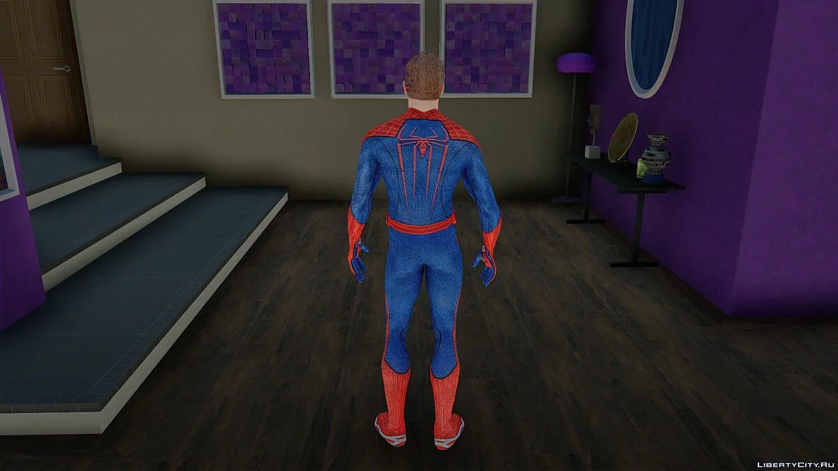Человек-паук без маски из From Spiderman 2012 / GTA San Andreas