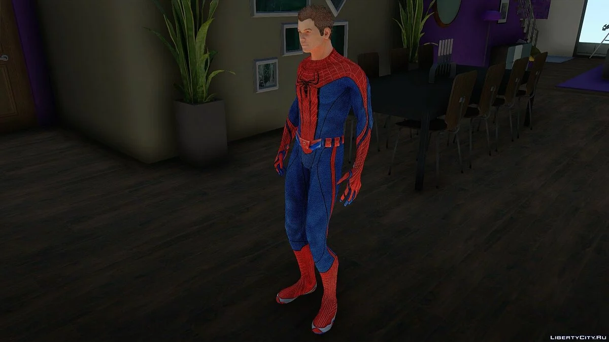 Человек-паук без маски из From Spiderman 2012 / GTA San Andreas