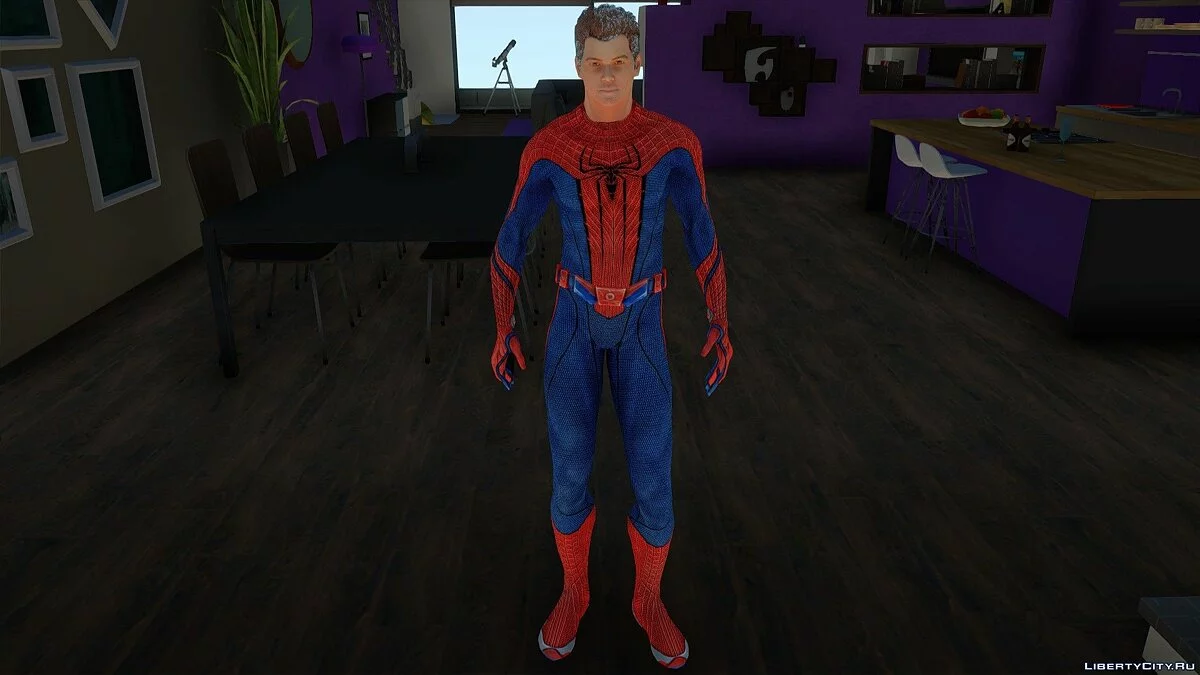 Человек-паук без маски из From Spiderman 2012 / GTA San Andreas