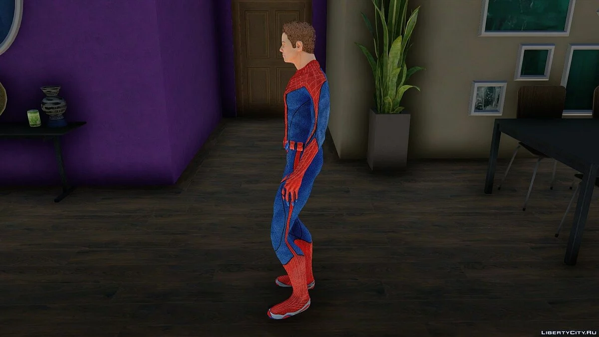 Человек-паук без маски из From Spiderman 2012 / GTA San Andreas