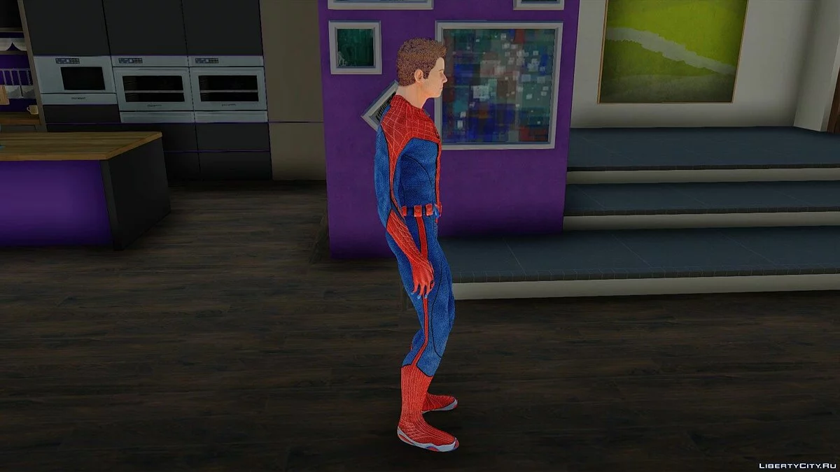 Человек-паук без маски из From Spiderman 2012 / GTA San Andreas