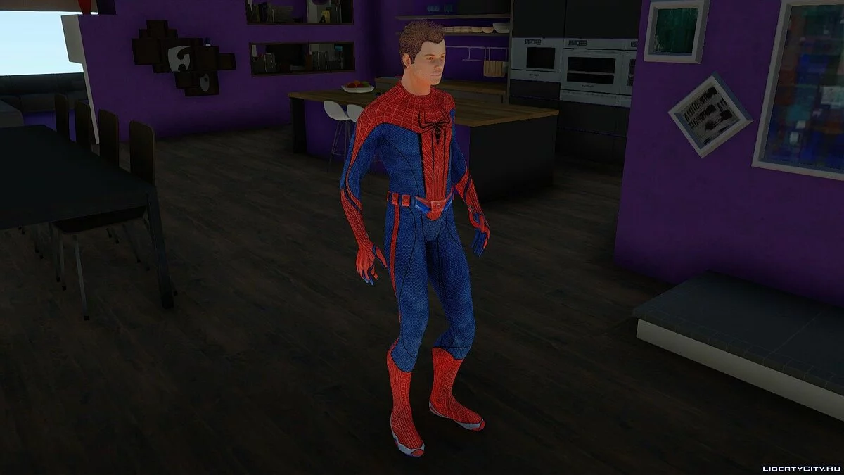 Человек-паук без маски из From Spiderman 2012 / GTA San Andreas
