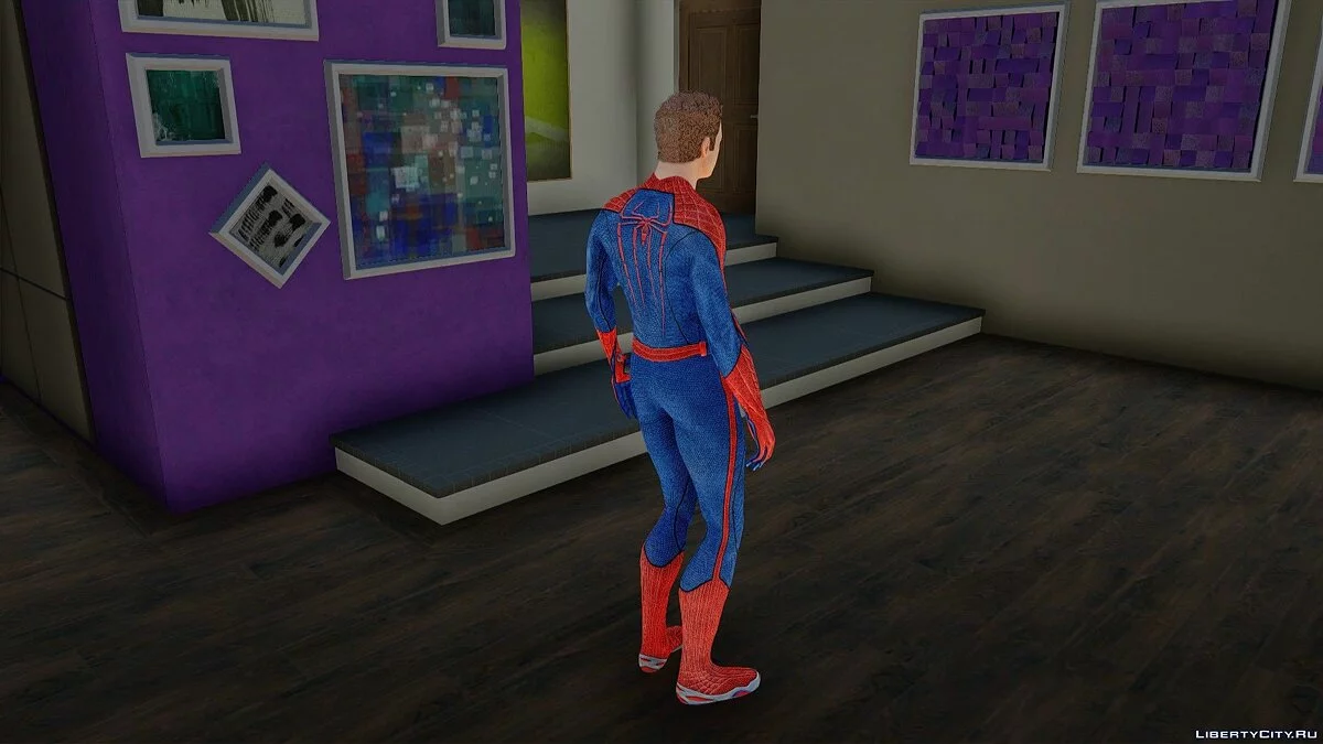 Человек-паук без маски из From Spiderman 2012 / GTA San Andreas