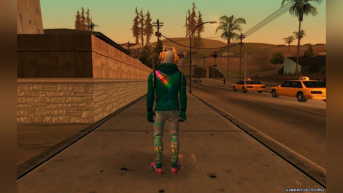 DJ Yonder (Эм Си Лама) из игры Фортнайт / GTA San Andreas