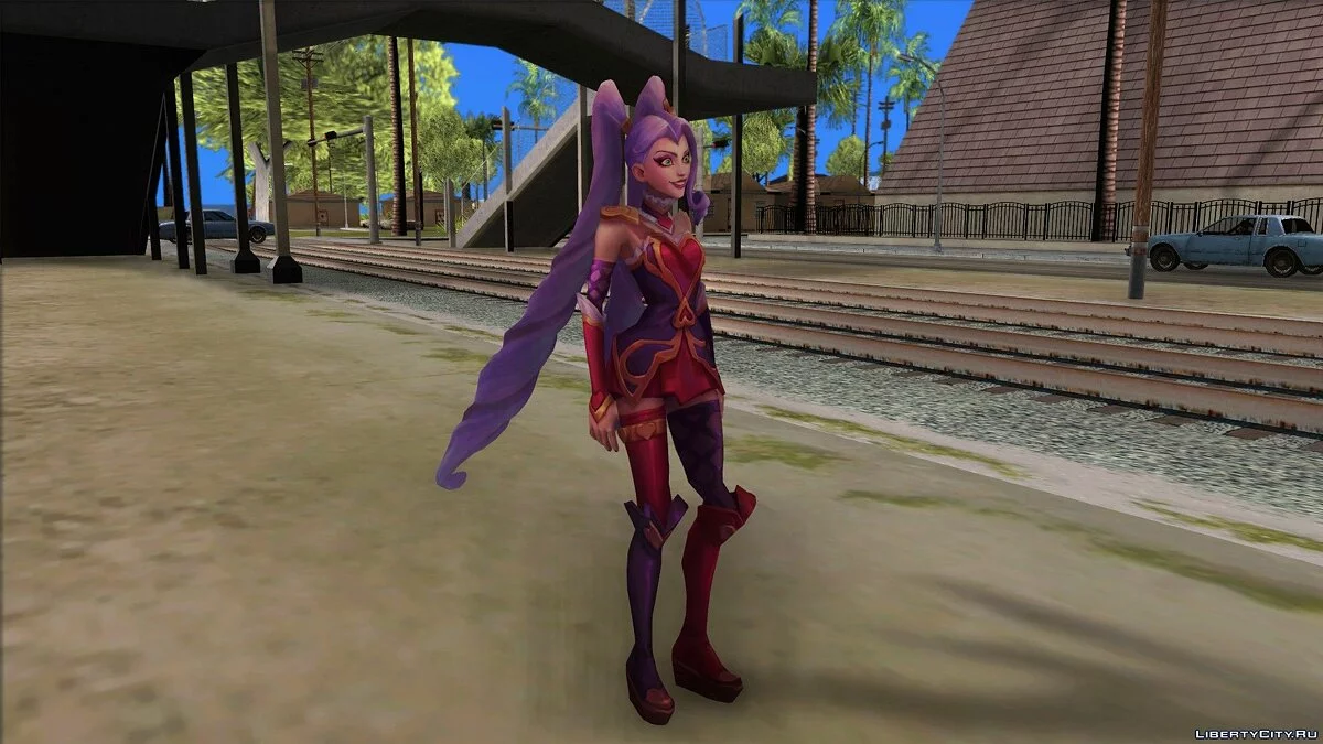 Heartseeker Jinx из League of Legends / GTA San Andreas