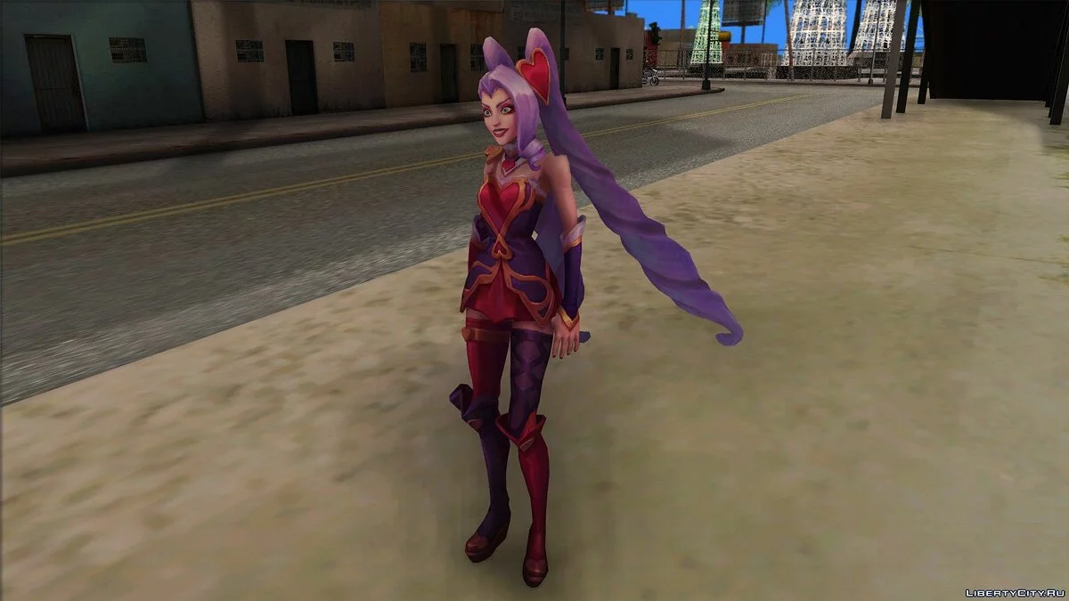 Heartseeker Jinx из League of Legends / GTA San Andreas