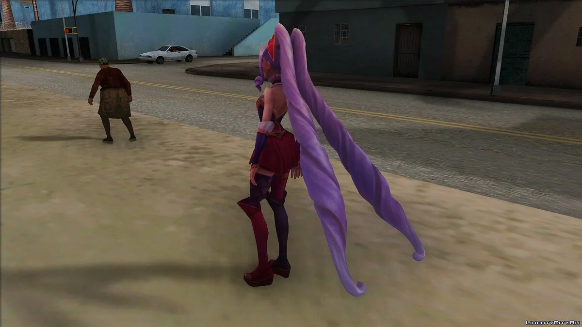Heartseeker Jinx из League of Legends / GTA San Andreas