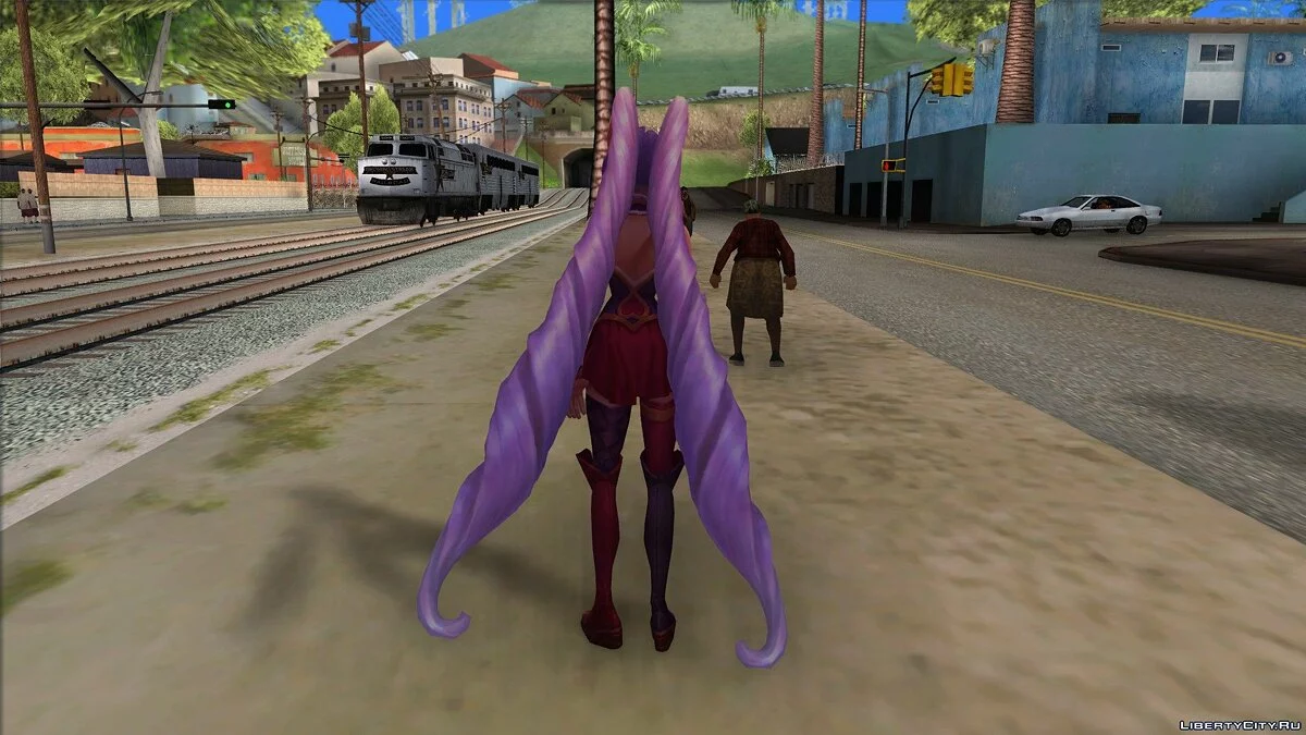 Heartseeker Jinx из League of Legends / GTA San Andreas