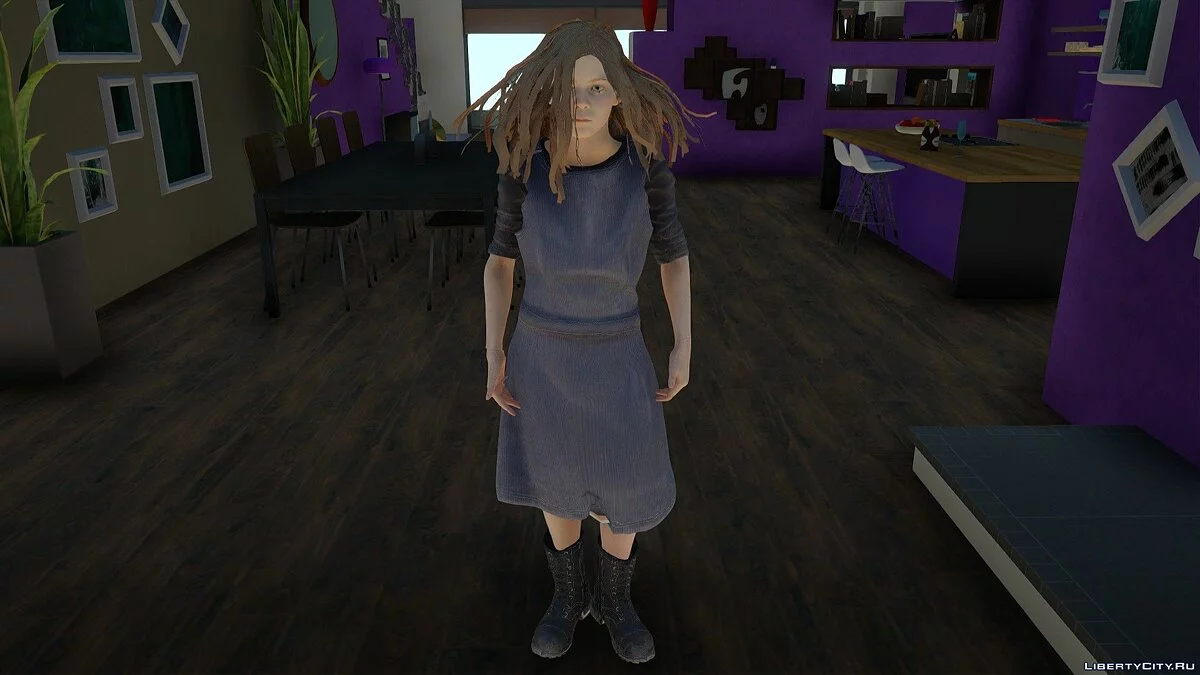 Эвелина из Resident Evil 7 / GTA San Andreas
