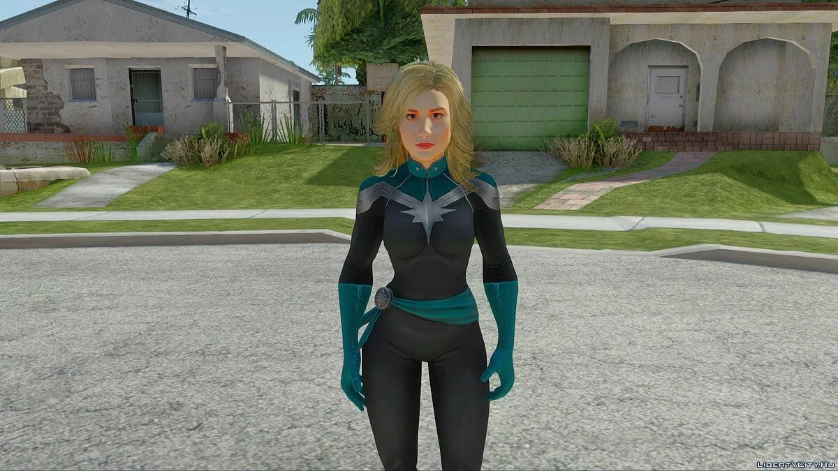 Капитан Марвел из Avengers: Infinity War / GTA San Andreas