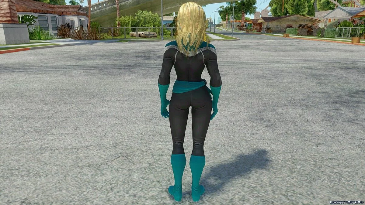 Капитан Марвел из Avengers: Infinity War / GTA San Andreas