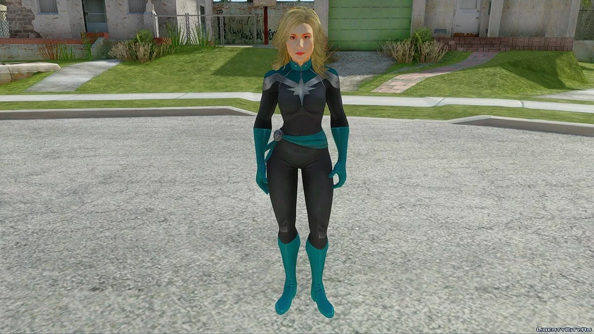 Капитан Марвел из Avengers: Infinity War / GTA San Andreas