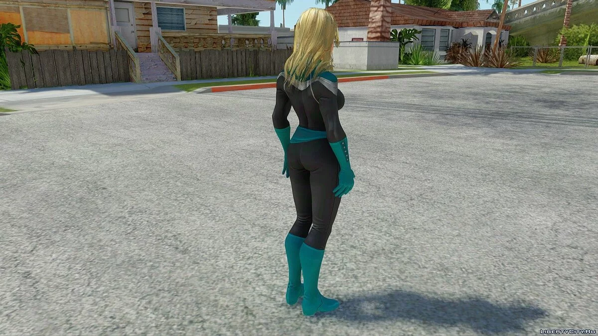 Капитан Марвел из Avengers: Infinity War / GTA San Andreas