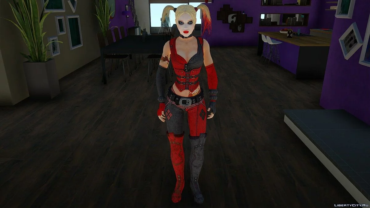Харли Квинн из Batman: Arkham City / GTA San Andreas
