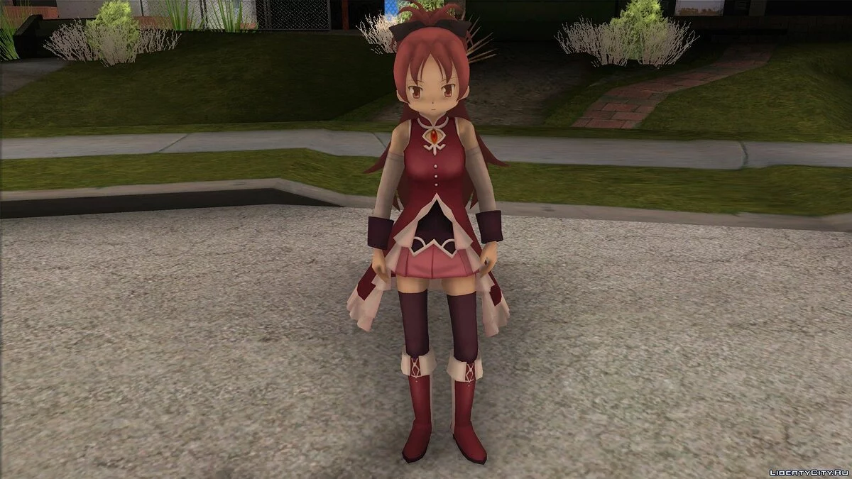 Кёко Сакура из Puella Magi Madoka Magica / GTA San Andreas